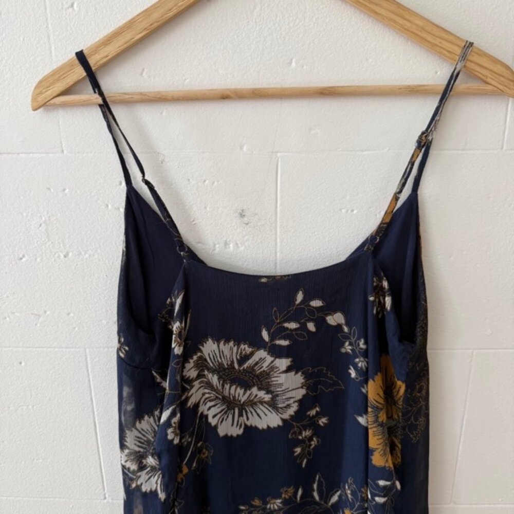 Kendall & Kylie | Navy Floral Strappy Going Out Mini Summer Dress | Medium - Picture 6 of 9